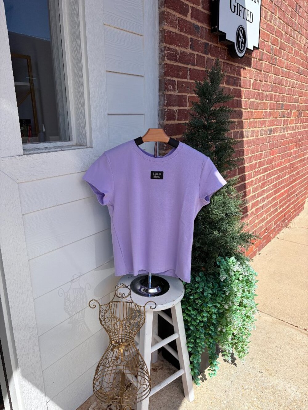 Lulu Mac Baby Doll Tee - Lavender